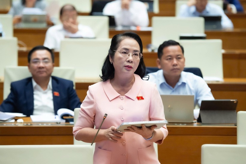 Đại biểu Trần Kim Yến (Ảnh: Media Quốc hội).