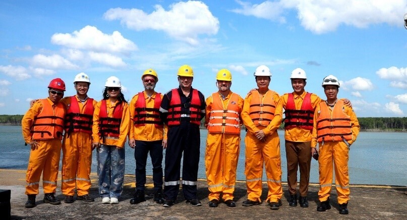 Nhân sự PV GAS LNG phối hợp thực hiện Thẩm định chuyên sâu (Due Diligence) tại Kho cảng PV GAS Vũng Tàu