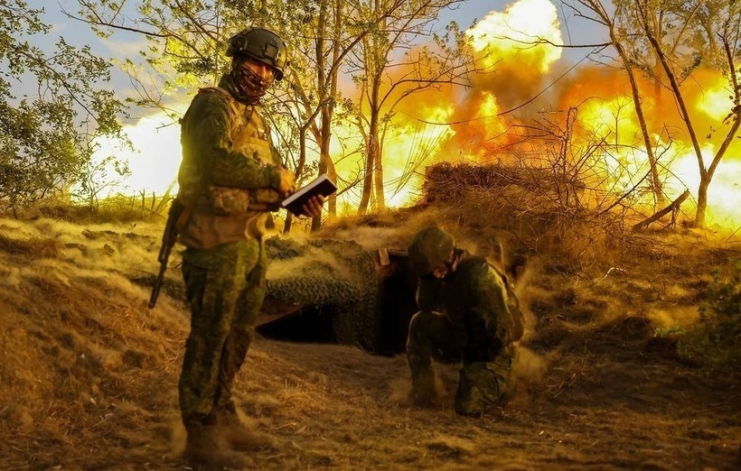 Giao tranh rực lửa giữa Nga và Ukraine. Ảnh minh họa