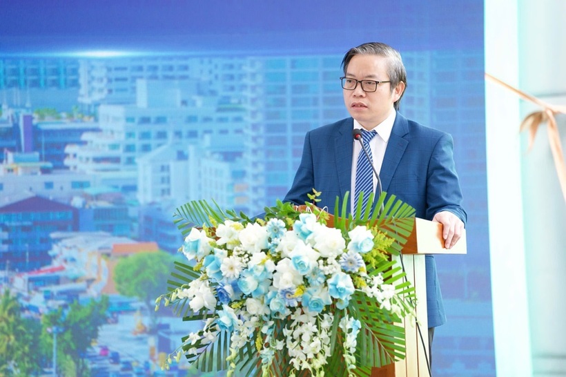 GS.TS.BS Trần Trung Dũng phát biểu tại buổi lễ