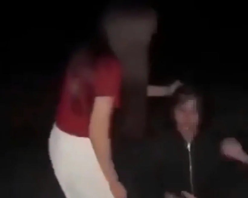 Hình ảnh ghi lại sự việc. Ảnh: Pháp luật TP.HCM