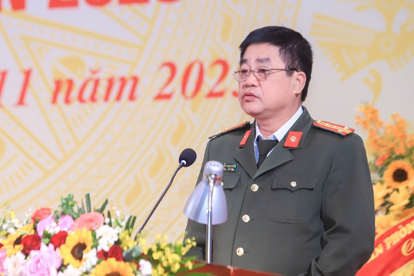 Đại tá Nguyễn Trung Tuyến - Thường trực Chi hội Luật gia Bộ Công an.