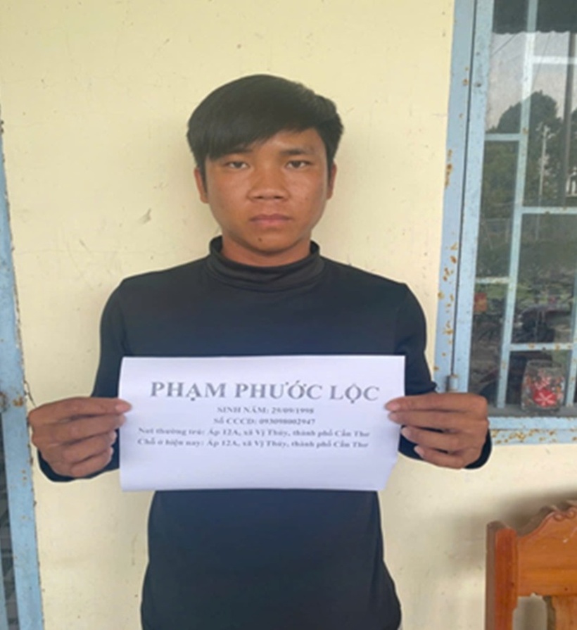 Đối tượng Phạm Phước Lộc. Ảnh: Công an TP Cần Thơ.