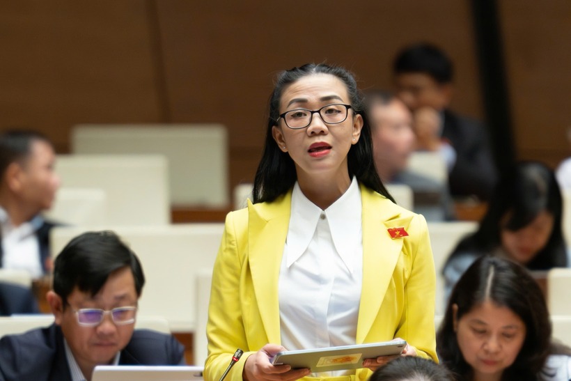 ĐBQH Trịnh Thị Tú Anh. (Ảnh: Media Quốc hội)
