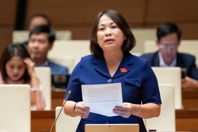 Đại biểu Nguyễn Thị Thu Thủy (Ảnh: Media Quốc hội).