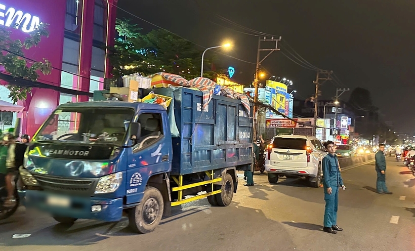 Hiện trường vụ tai nạn. Ảnh: VietNamNet