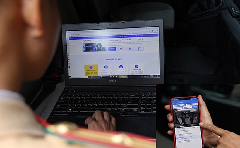 Tài xế vi phạm bị phát hiện nhờ camera hành trình gắn trên chính xe khách, xe tải, ô tô con. (Ảnh: Sức khỏe & Đời sống)