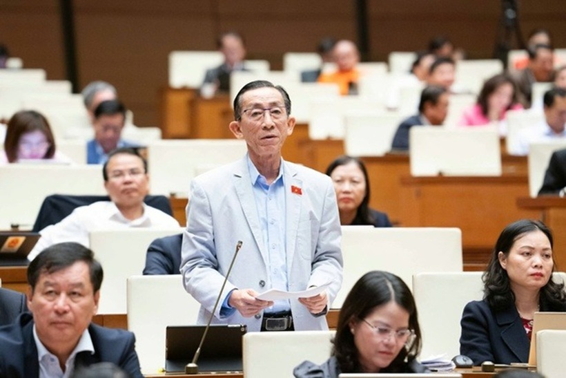 Đại biểu Trần Hoàng Ngân (Ảnh: Media Quốc hội).