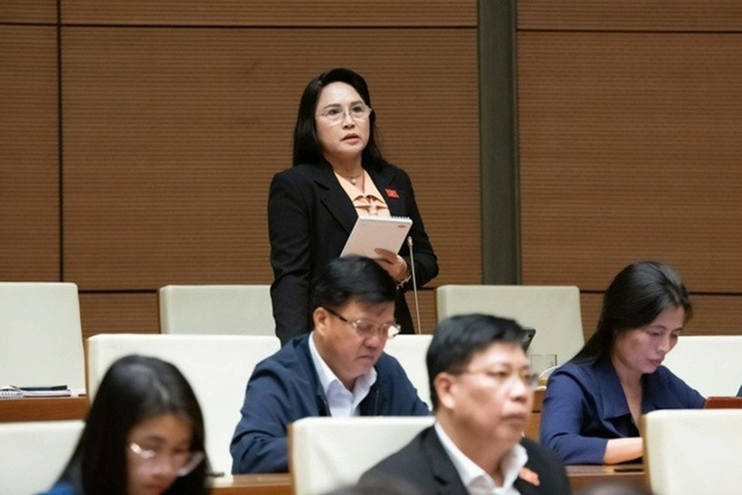 Đại biểu Nguyễn Thị Kim Bé (Ảnh: Media Quốc hội).
