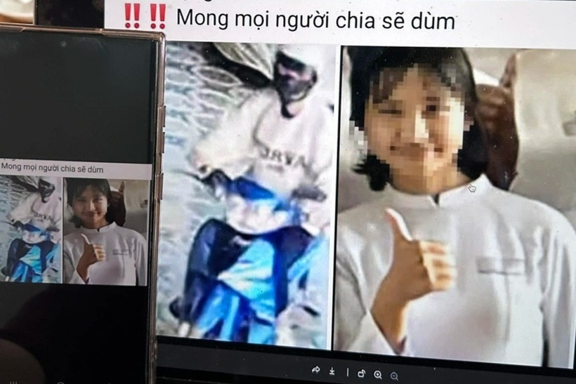 Nữ sinh T đã mất tích nhiều ngày qua.