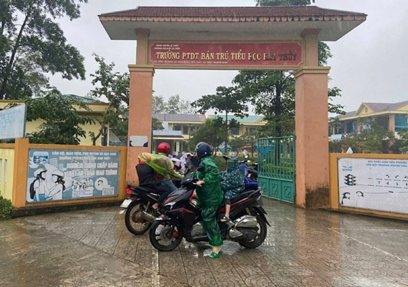 Trường Phổ thông Dân tộc bán trú Tiểu học Kim Thủy. Ảnh: Lao động