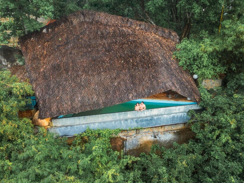 Kiến trúc I-Resort sử dụng vật liệu tự nhiên, tạo không gian thư thái, gần gũi với thiên nhiên.