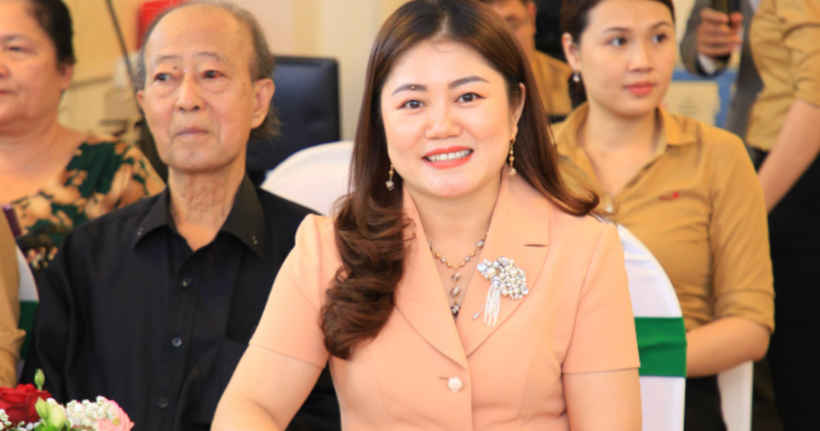 Phạm Mỹ Hạnh, Chủ tịch kiêm Giám đốc Công ty cổ phần tập đoàn Mỹ Hạnh (Ảnh: M.H.).