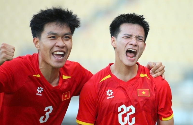 Vào chung kết bóng đá nam SEA Games 33, U22 Việt Nam được “thưởng nóng” 500 triệu đồng. Ảnh: VFF.