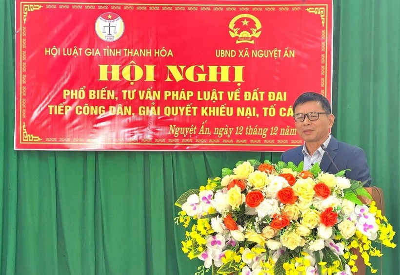 Luật gia Nguyễn Thanh Hồng – Phó Chủ tịch Thường trực Hội Luật gia tỉnh Thanh Hóa.