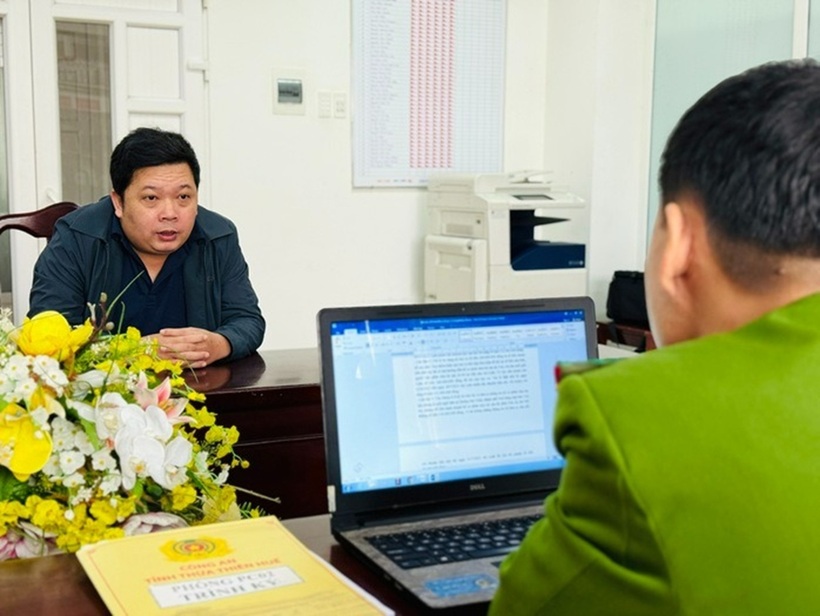 Đối tượng Nguyễn Thế Anh bị bắt do lừa đảo chiếm đoạt tài sản. Ảnh: Người lao động