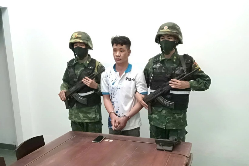 Phạm Văn Nhóc bị bắt. Ảnh: Báo Lâm Đồng