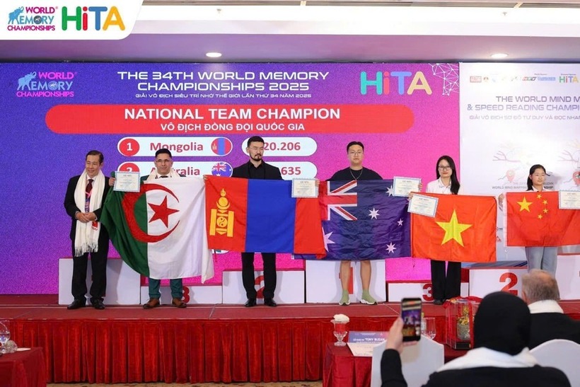 Giải Vô địch Siêu trí nhớ Thế giới 2025 đã chính thức xác định những đội tuyển xuất sắc nhất. Ảnh: Giáo dục & Thời đại