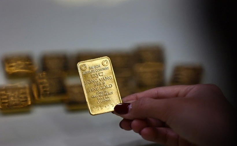 Giá vàng miếng SJC tăng, vượt mốc 156 triệu đồng/lượng. (Ảnh: Thanh niên)