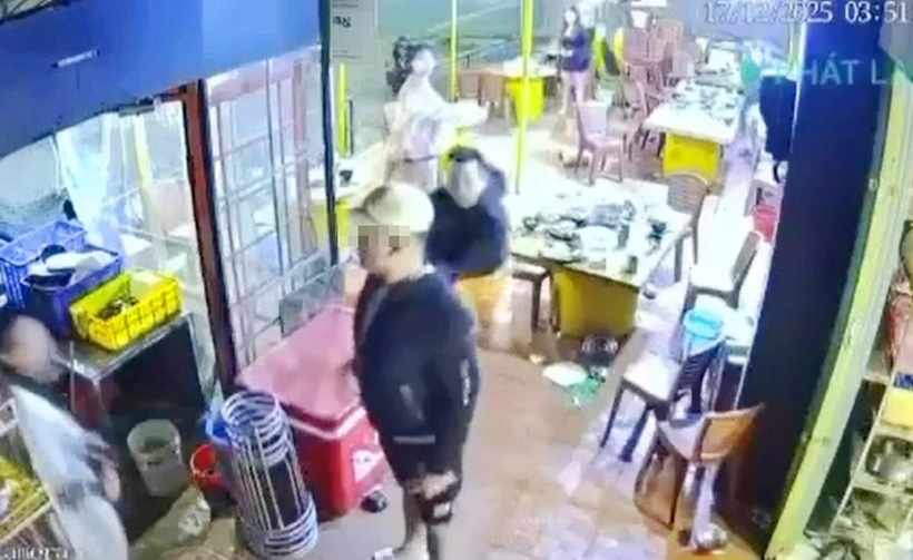 Hiện trường vụ việc. Ảnh: Pháp luật TP.HCM