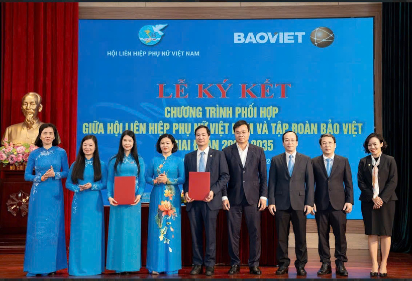 Hội Liên hiệp Phụ nữ Việt Nam và Tập đoàn Bảo Việt ký kết chương trình phối hợp giai đoạn 2026 – 2035 - 2