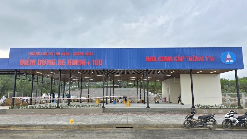 Điểm dừng nghỉ tại Km96+100, đang được VEC dự trù đưa vào khai thác vào ngày 19/12 tới