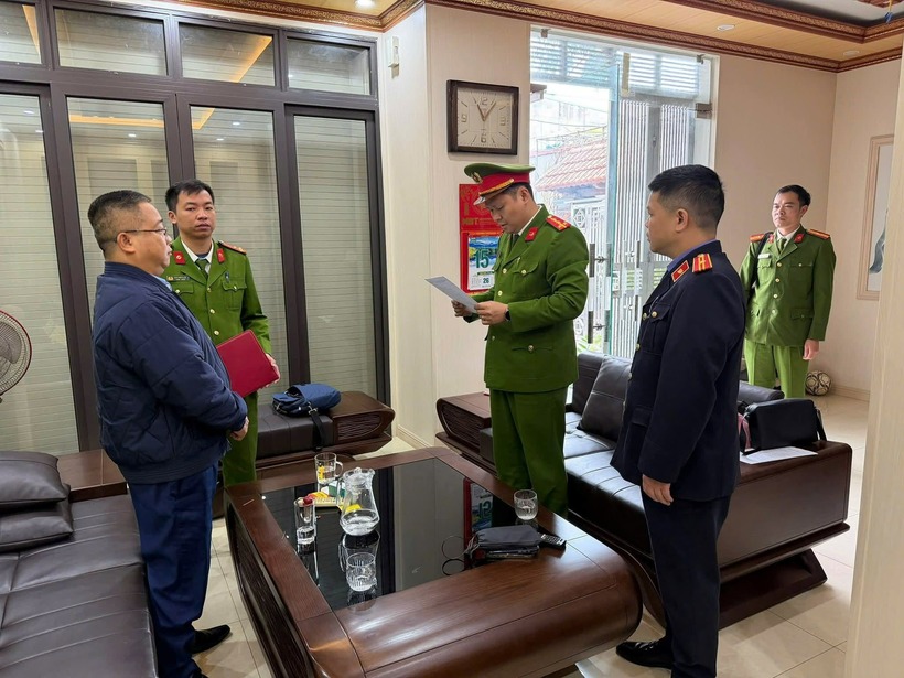 Nguyên giám đốc Công ty Quang Minh CBVP bị khởi tố vì vi phạm quy định về kế toán. (Ảnh: Công an Cao Bằng)