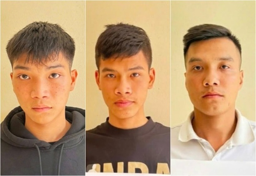 Nhóm bị can lừa bán iPhone giá rẻ để chiếm đoạt tiền của người mua. Ảnh: Thanh Niên