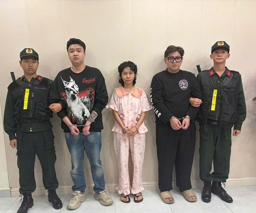 Công an TPHCM đã khởi tố vụ án, bắt giữ 3 bị can trong đường dây buôn bán trái phép khí N₂O. Ảnh: Công an cung cấp