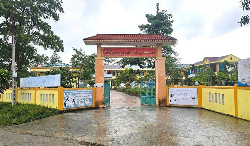 Trường Phổ thông Dân tộc bán trú Tiểu học Kim Thủy. Ảnh: PLO.