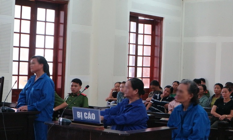 Hình ảnh tại phiên xét xử. Ảnh: Công Lý