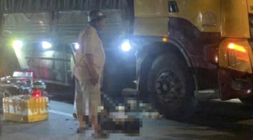 Hiện trường vụ tai nạn. Ảnh: Báo Công an Nhân dân.