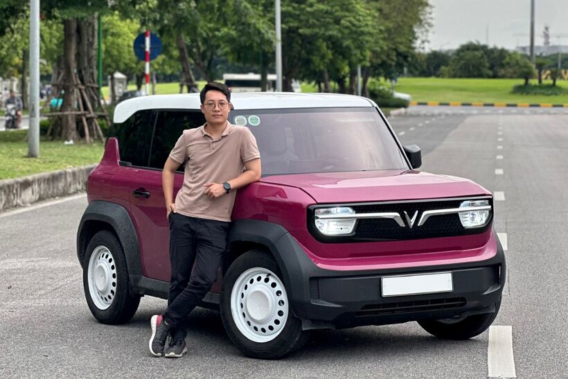Anh Minh Phú "bỏ quên" chiếc xe xăng trước đây dùng vì sự tiện lợi của VinFast VF 3.