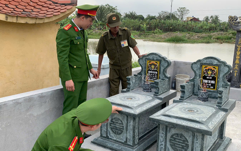 “Kịch bản giả chết” của mẹ con Nguyễn Thị Thu. Ảnh: Công an tỉnh Thanh Hóa.