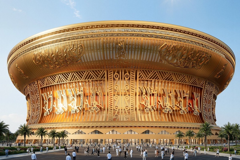 Phối cảnh sân vận động Trống Đồng.