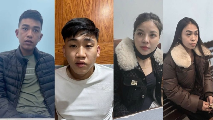 Các đối tượng mua bán, tàng trữ trái phép chất ma túy. Ảnh: Lao Động.