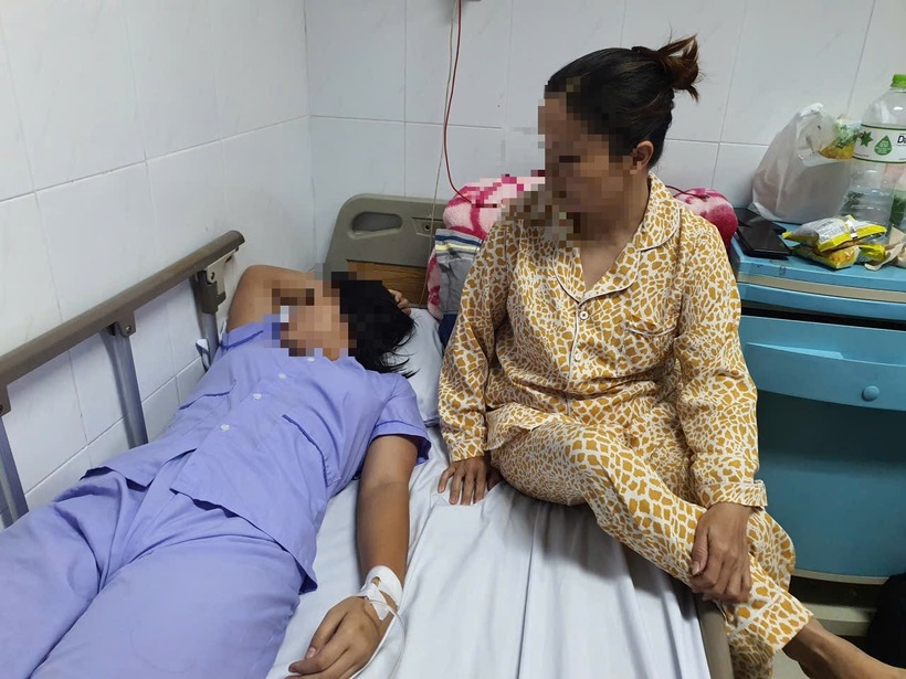 H. phải nhập viện điều trị. Ảnh: Người Lao Động.