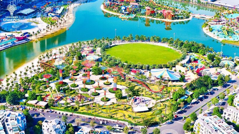 Vinhomes Grand Park mở ra một miền sống xanh rộng lớn hiếm có giữa lòng khu Đông TP.HCM