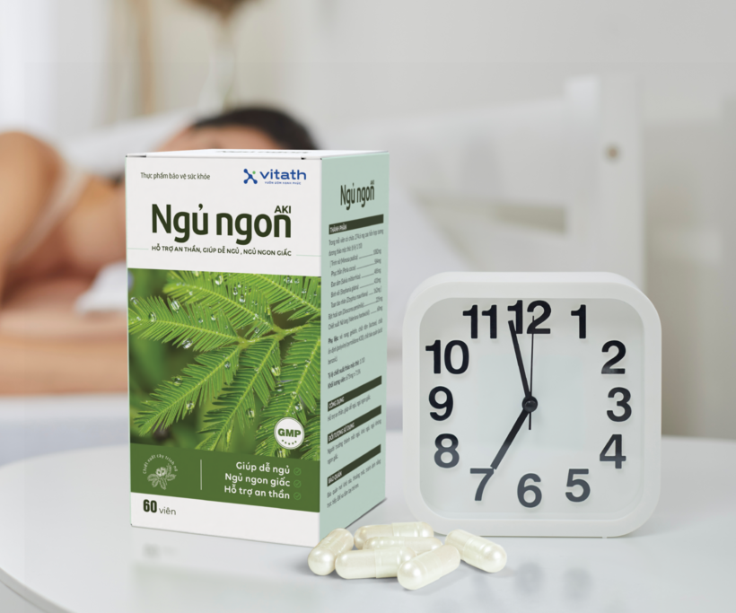 Ngủ Ngon AKI - Công thức thảo dược nuôi dưỡng giấc ngủ tự nhiên từ 5 cơ quan chủ đạo