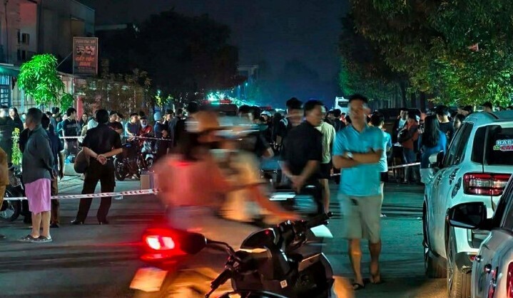 Hiện trường vụ việc. Ảnh: VTC News