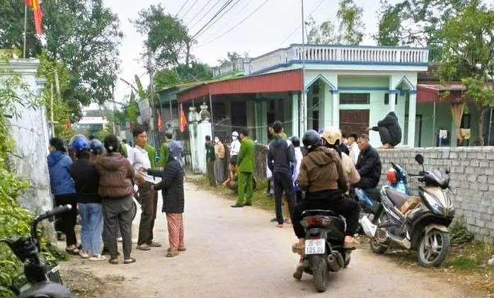 Hiện trường vụ tai nạn. Ảnh: Người lao động