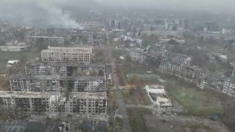 Quang cảnh thành phố Minograd từ trên cao. Ảnh: mezha