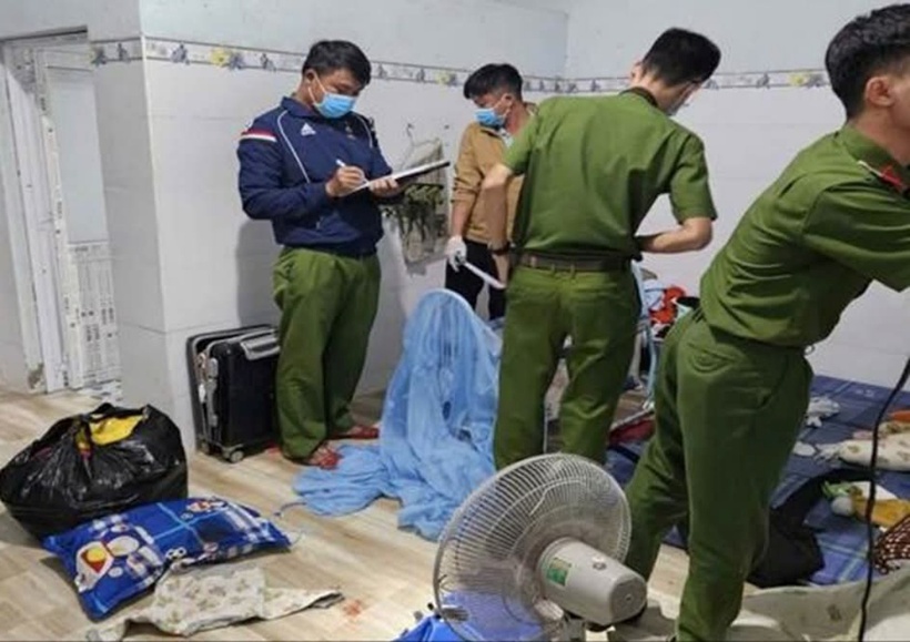 Cơ quan chức năng Đà Nẵng điều tra nguyên nhân cháu bé 8 tháng tuổi tử vong bất thường trong phòng trọ. (Ảnh: VKS Khu vực 10)