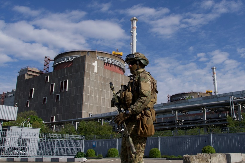 Nhà máy điện hạt nhân Zaporizhzhia. Ảnh: Reuters