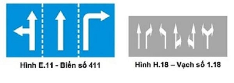 Vạch mũi tên chỉ hướng trên mặt đường là gì - 1