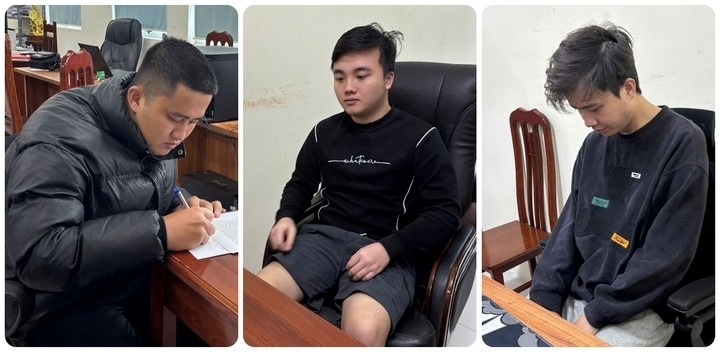 Nhóm thanh niên câu kết để lừa đảo chạy quảng cáo Facebook bị Công an tỉnh Hưng Yên phát hiện. Ảnh: VTC News