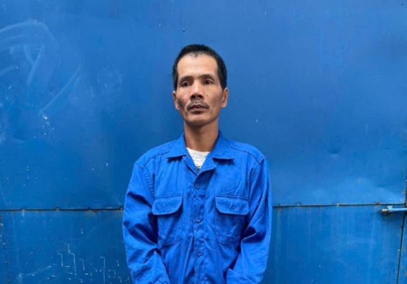 Đối tượng Phan Nam tại cơ quan công an. Ảnh: Công an tỉnh Đồng Nai