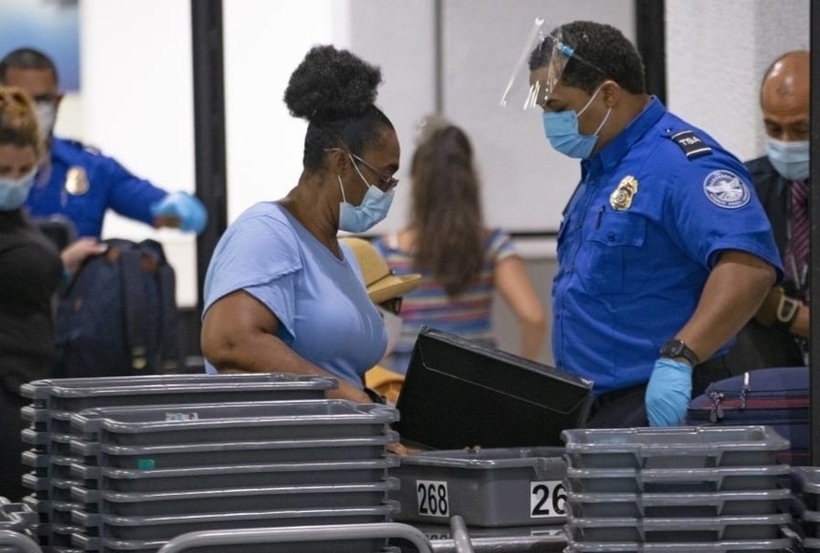 Một ca sởi được ghi nhận tại sân bay quốc tế Newark Liberty vào tháng 12/2025. (Ảnh: IMAGO/ZUMA Wire).