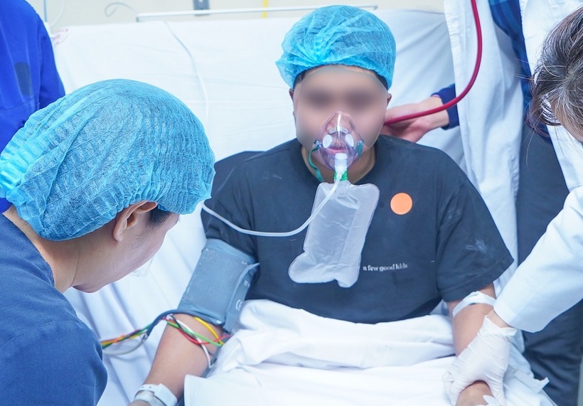 Nhiều bệnh nhân có tổn thương bỏng từ độ 1 đến độ 4