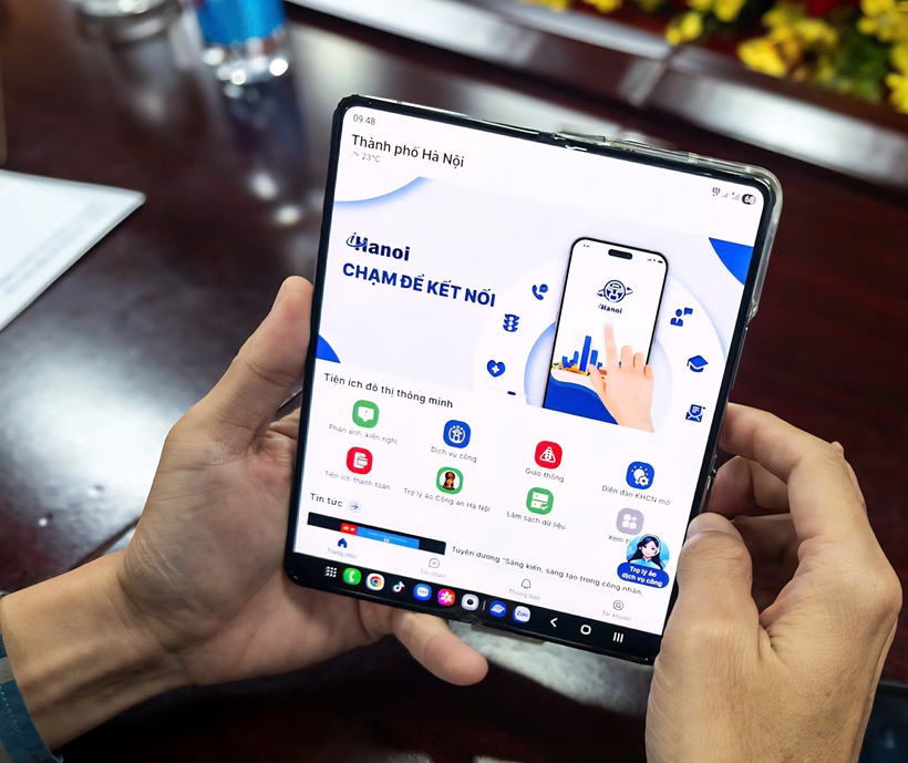 Công dân đã có thể nộp phạt nguội qua ứng dụng iHanoi.